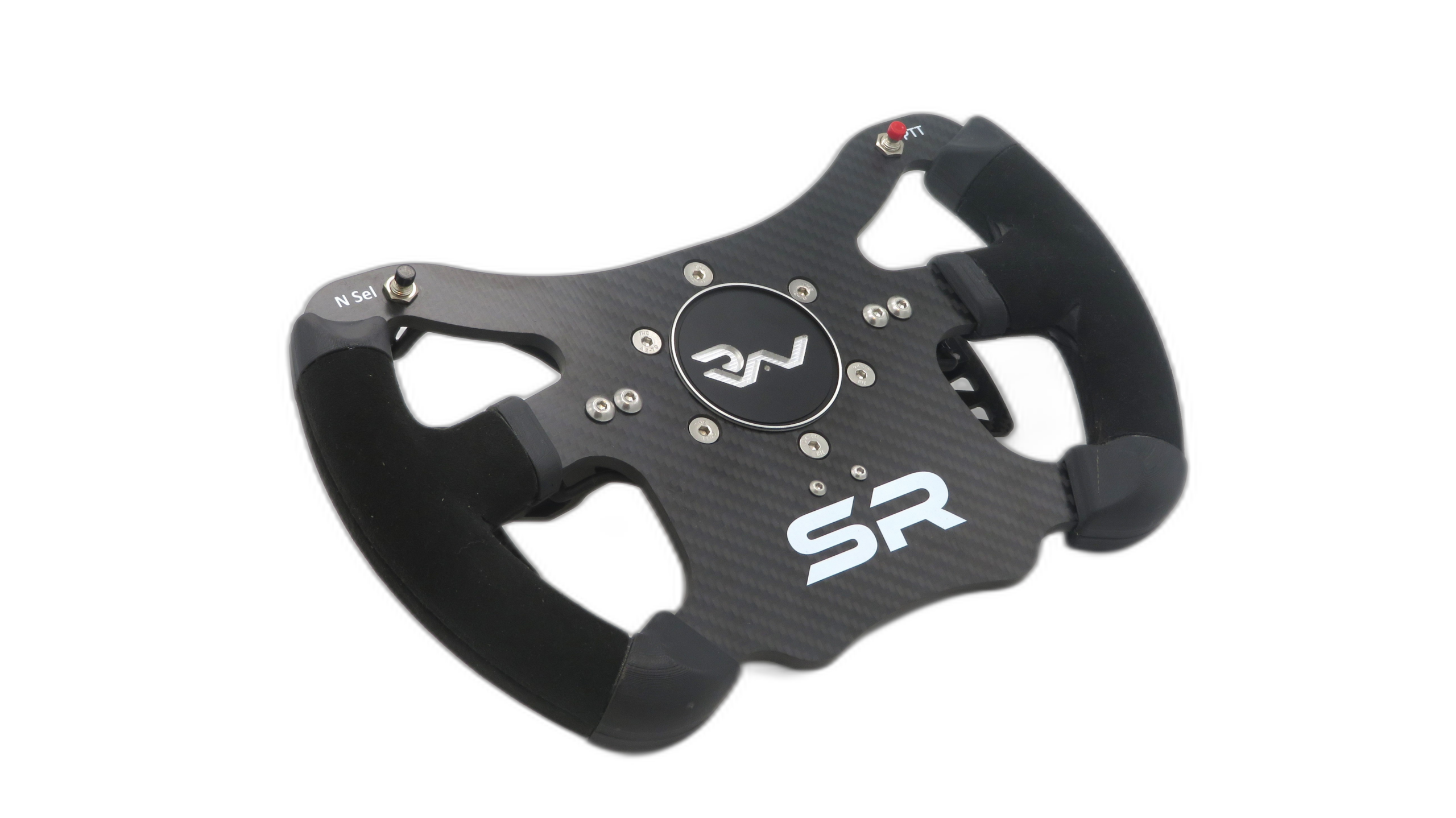 SR LMP Style Carbon Fiber Steering Wheel