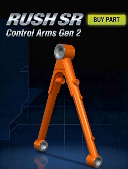 Orange Control Arm Set