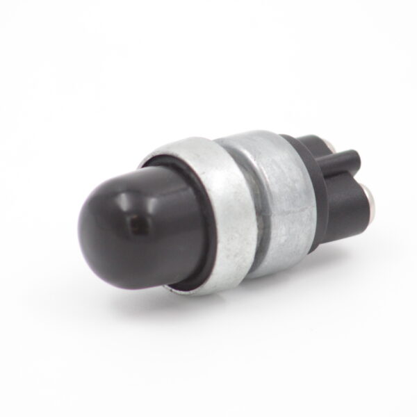 Push Button 20 mm Black SPST