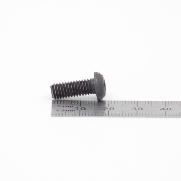 Button Head Hex Drive Screw, Black-Oxide Alloy Steel, M6 x 1.00mm Thread, 16mm Long (RAWPP-514)